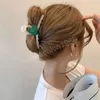 Artigli per capelli solidi coreani Eleganti fermagli per capelli geometrici Forcine per capelli Barrette Copricapo per donne Accessori per capelli per ragazze Regali