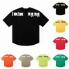 TEES TSHIRT 여름 패션 남성 여성 디자이너 T 셔츠 긴 슬리브 상단 손바닥 편지면 Tshirts 의류 의류 의류 폴로 짧은 소매 고품질 의류