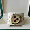 Doskonały zegarek Vintage 38 mm Żółty Złoty Kosmografia Paul Newman Ref.6263 Chronograph Asia ETA 7750 Ruch Ręczne Watche Mechaniczne męże