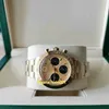 Orologio eccellente Vintage 38mm Oro giallo Cosmograph Paul Newman Ref.6263 Cronografo Asia ETA 7750 Movimento Meccanico a carica manuale Orologi da uomo