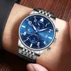 Armbanduhren MARK FAIRWHALE Marke Herren Quarz Automatikwerk Uhr Wasserdicht Hochwertiger Edelstahl Premium