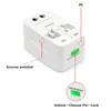 Power Plug Adapter 2 USB ładowanie uniwersalnego adaptera podróży All-in-One International World AC Converter Gniazdo UE