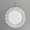 Sublimation Wind Spinner Sublimate Metal Painting 10inch Blank Metal Ornament Double Sides Sublimated Blanks DIY Christmas Halloween Home Decorations 3106 T2