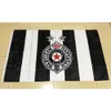 Флаг Сербии FK Partizan 3*5 футов (90 см * 150 см) флаги из полиэстера украшение баннера летающий домашний сад флагг праздничные подарки
