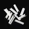 False Nails 500Pcs/Bag XXL C Curve Straight Nail Art Extra Long Square Clear/Natural Fake Half Cover Artificial Tips Tc#34 Prud22