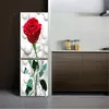 Fridge Stickers Refrigerator Cover Door Landscape Plant Sea Self Adhesive Kitchen Furniture Decor Wrap Freezer Sticker DIY 2207163309256