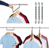 Magic Hangers Ruimte Sparen voor kleding Dorms Slaapkamer appartementen kledingrek geschikt voor broekjassen truien shirts