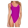 Custom picture backless 1 pc swimsuit was thin sexy nylon durable tight fitting quick drying 220621