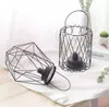 Nachtlichten Retro Iron Art Minimalistische tafellamp Batterij Powered Hangende lantaarn voor slaapkamer Bedide Xmas Decoratie Lightnight Night Night Night Night