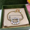 Designer Armband för kvinnor Guld Snake Chain Bangle Fashion Diamond Armband Classic Letter G Fashion Jewelry Valentine Day Gift 218o