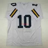 GOEDKOPE CUSTOM Nieuwe TOM BRADY Michigan White College Stitched Football Jersey VOEG ELK NAAMNUMMER TOE