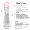 Realistic Transparent Vibration Rotation Dildo Vibrator Skin Feel Real With Suction Cup sexy Toys For Women Female Masturbator