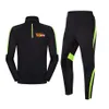 Nowa FC Union Berlin Kurtka Pant Adult Kids Training Tracksuit Winter Long Rękaw Sportowar Soccer Set Children Sport276h