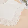 Bow Ties Korean Style Shirt Detachable Doll Fake Collar For Women Shoulder Wrap Hollow Out Floral Lace Ruffled Trim False CollarBow Emel22