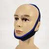 Runde blaues Stirnband Atmungsfreie Prävention schlafende Antisnoring Snoring Health Care Head Deckung Kinn fester Kopfdeckel 8220899