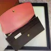 Vrouwen Designer Wallet EmpreinTes Leather Envelope Long Wallets Creditcard Holder Huls iconische luxe mode M0N0Gram Bro2538