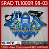 OEM TRABALIFICAÇÃO PARA SUZUKI SRAD TL1000R TL-1000 TL 1000 R 98-03 CORPO 118NO.85 TL-1000R TL1000 R 98 99 00 01 02 03 TL 1000R 1998 1999 2000 2001 2003 Kit de justo lustroso vermelho