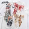 Scarves Designer 26 Initial Letter Printed Long Skinny Purse Bag Scarf Silk Bandana Women Small Hair Tie Scarfs For Ladies Scarves