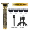 T9 USB Electric Hair Cutting Machine Uppladdningsbar Ny Hairing Clipper Man Rakapparat Trimmer för Män Frisör Professionell Beard Shaving Trimmer Enhet Snabb leverans