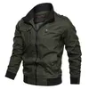 Primavera Otoño Chaqueta Hombres Moda Slim Bomber Windbreaker s Coat s Ropa Táctica Militar Casual 220812