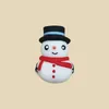 عيد الميلاد موتشي اسفنجي ألعاب TPR Soft Rubber Squeeze Toy للأطفال عيد الميلاد شجرة Santa Claus عكازات الثلج الجوارب على شكل Mochi Rising الإجهاد تخفيف D015