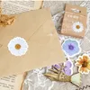Presentförpackning 46 st/set Autumn Flower Sticker DIY Scrapbooking Decor Påsar Etikettgåvor för år 2022 Heminredning Wrapift