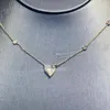 Подвесные ожерелья мода сладкое христаллическое ожерелье сердца Симпатичное изысканное цирконие