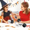 6st mini halloween godis hink potten häxa skelett kittelhållare burk trick eller behandla halloween fest dekoration props barn leksak