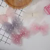 Koreanische Neue Süße Mädchen Schöne Bunte Imitation Perle Garn Bogen Entenschnabel Clip Kinder Mode Haarnadeln Haar Zubehör