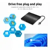 Computer Cables Connectors Extern USB 3.0 High Speed ​​DVD RW CD Writer Drive Burner Reader Spelare Slim Portable Optical for Laptop PC Des