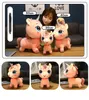 30-50cm cute rainbow meat soft standing unicorn plush doll toy girl pillow rag doll holiday gift