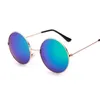 Солнцезащитные очки Ретро Небольшие круглые Женщины Винтажные Брендные оттенки Черный Металл Солнцезащитные Очки для Моды