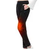 Pantaloni da caccia neri riscaldati invernali da donna riscaldamento sport all'aria aperta escursionismo sci Smart Fever pantaloni in cotone arrampicata caccia