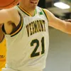 NCAA College Vermont Catamounts UVM Basquetebol Jersey Ryan Davis Ben Shungu Isaías Powell Justin Mazzulla Aaron Deloney Finn Sullivan Kameron Gibson Robin Duncan