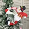 Home Decor Christmas Cartoon Santa Claus Snowman Elk Curtain Tieback Buckle Holder Bedroom Hook Home Room Decoration Doll