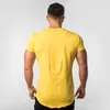 Men's T-Shirts 2022 ALPHALETE Men Casual Gyms Tight Fitness Mens Short Sleeve Cotton Spring Sportwear O-Neck Tees