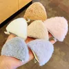 Cat 2pcs Hair Accessories oren een woord haarspeld driedimensionale plush pony clip zoete schattige dierenzijde styling