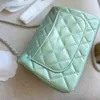 18C Womens Crossbody Designer Bags Plain Leather Leather Classic Handbag Flap Mini Timeless Diamond Diamond-Encrust281l