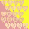 Decorazione per feste 1-20 1- 20 Numeri da tavolo Numero vintage Anniversario Ristorante Legno Matrimonio NumeroFesta