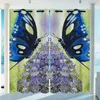 Gordijn gordijnen buiten waterdicht schilderij vlinderpatroon 3D digitale print 2 panelscurtain