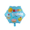 Décoration en gros 18 pouces ballons d'anniversaire 50pcs / lot décorations de fête d'anniversaire en papier d'aluminium de nombreux modèles mélangés FT3630 F0526Q04