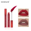 7PCS/SET Niceface Liquid Lipstick Non Stick Cup Wodoodporny błyszczyk Velvet Matte Lip Glaze na tydzień