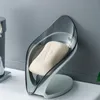 石鹸皿ESTバスルームシャワーホルダープラスチックリーフシェイプボックスドレンスポンジストレージプレートトレイサプリエッソアップ