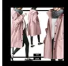 Mode femmes Trench manteaux à capuche longue printemps automne coupe-vent dame femme vêtements décontractés 8 couleur coupe-vent Style coréen