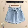 Dzieci Baby Girl Summer Denim Spods Spodnie dżinsy ubrania Dziewczyna dziewczyna swobodne krótkie spodnie niemowlęta 3 -12Yer 220707