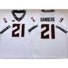 MĘŻCZYZN 1986-1988 RETRO Oklahoma State Cowboys 21 Barry Sanders College Football Jerseys Sanders College Football koszule Orange