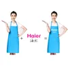 Apron custom English name Delantal media longitud ajustable adultos a rayas el restaurante Chef camarero duster 220608