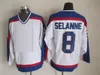 MI08 Vintage 1992 Бобби Халл 9 Хоккейные майки 13 8 Teemu Selanne 10 Dale Hawerchuk 16 Лори Бошман Blue White Stitch