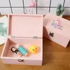 Storage Boxes & Bins Retro Wooden Box Handmade Craft Multi-function Rectangular Creative Items With Lock BoxStorage