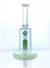 pulire trasparente da 9 "a aeratore di giardino del tubo di vetro borosilicato con 1 seme vita perc 14mm maschio 60 mm di diametro